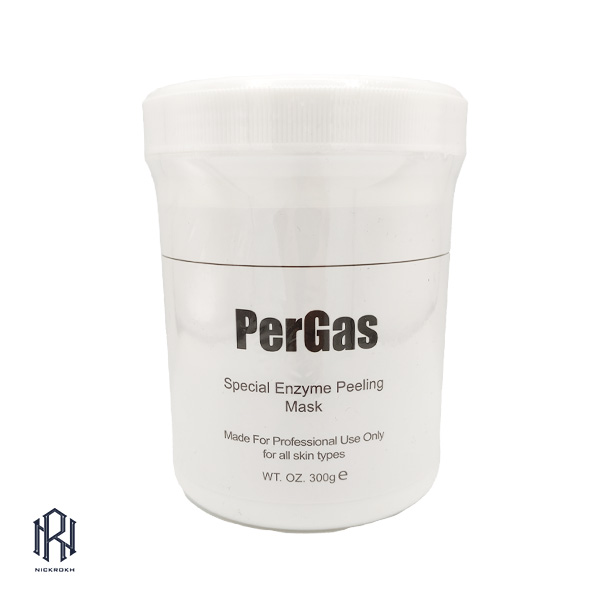 پودر پیلینگ آنزیمی تخصصی PERGAS حجم 300 گرم