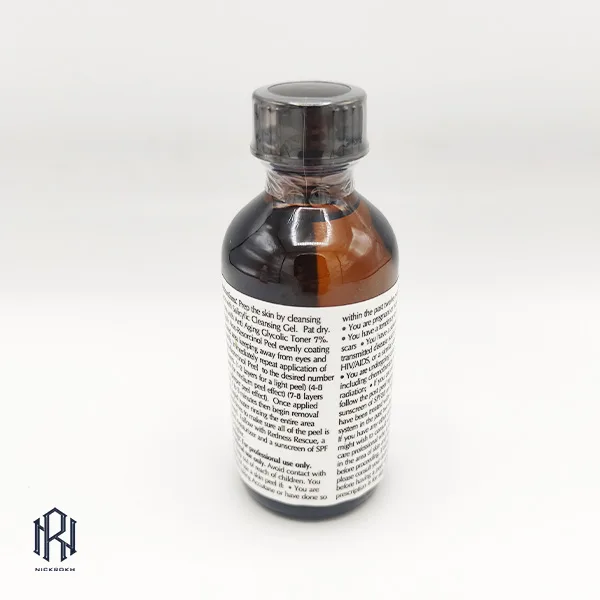 پیلینگ اسید تراپی تهاجمی بدون رزورسینول برند M.A.D حجم 60 میل همراه با محلول خنثی کننده