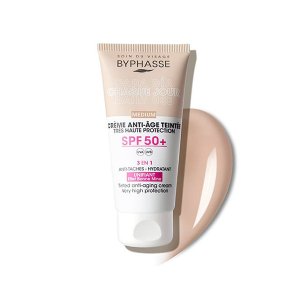 ضد آفتاب ضد پیری رنگی بایفاس مدل Medium حجم 50 میل