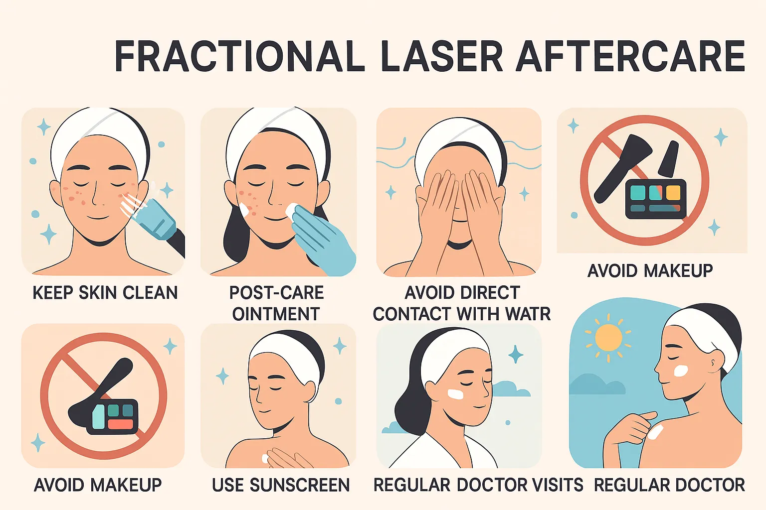 فروشگاه اینترنتی نیکرخ مراقبت بعد از لیزر فرکشنال