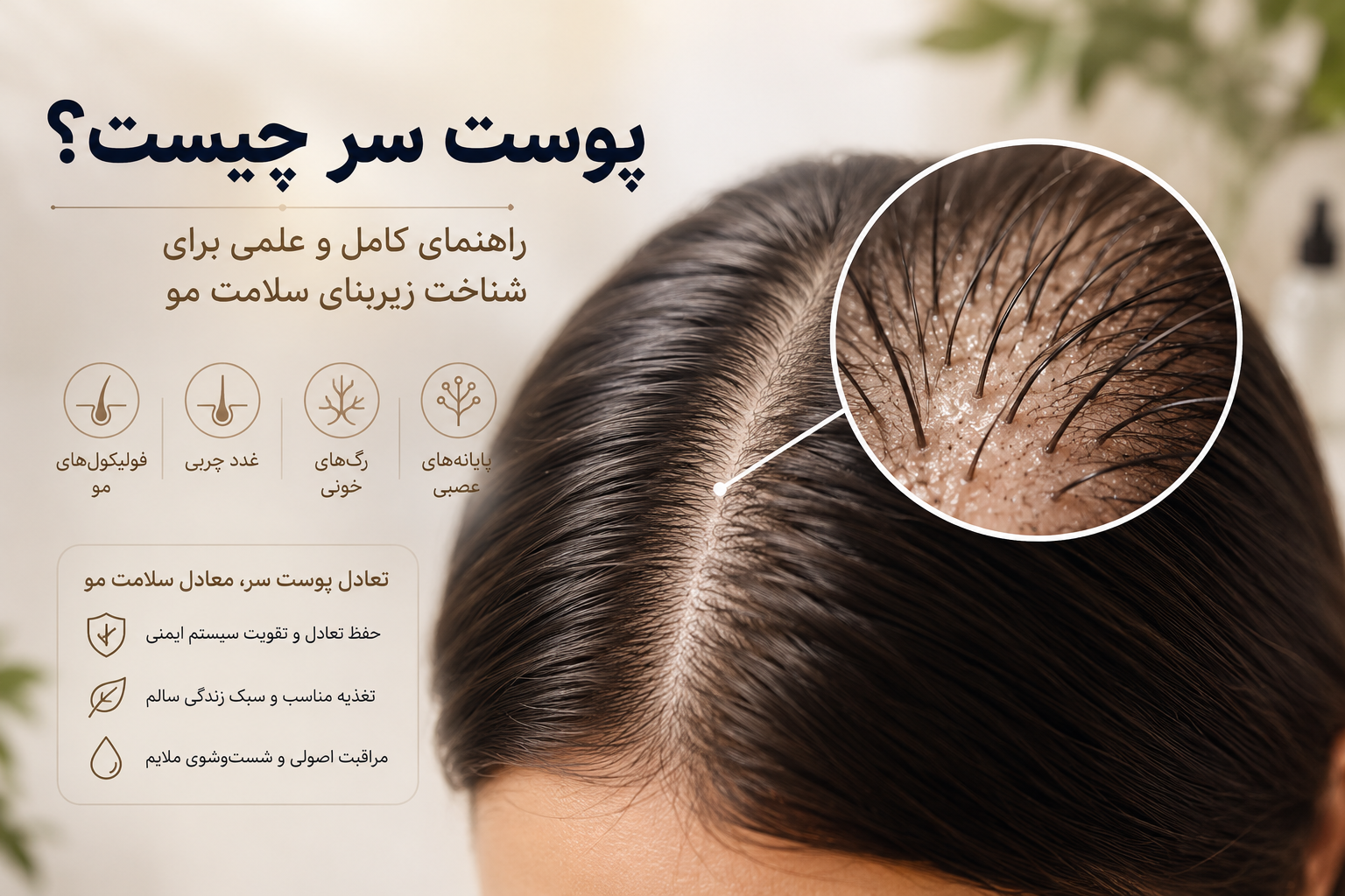 فروشگاه اینترنتی نیکرخ راهنمای-شناخت-پوست-سر