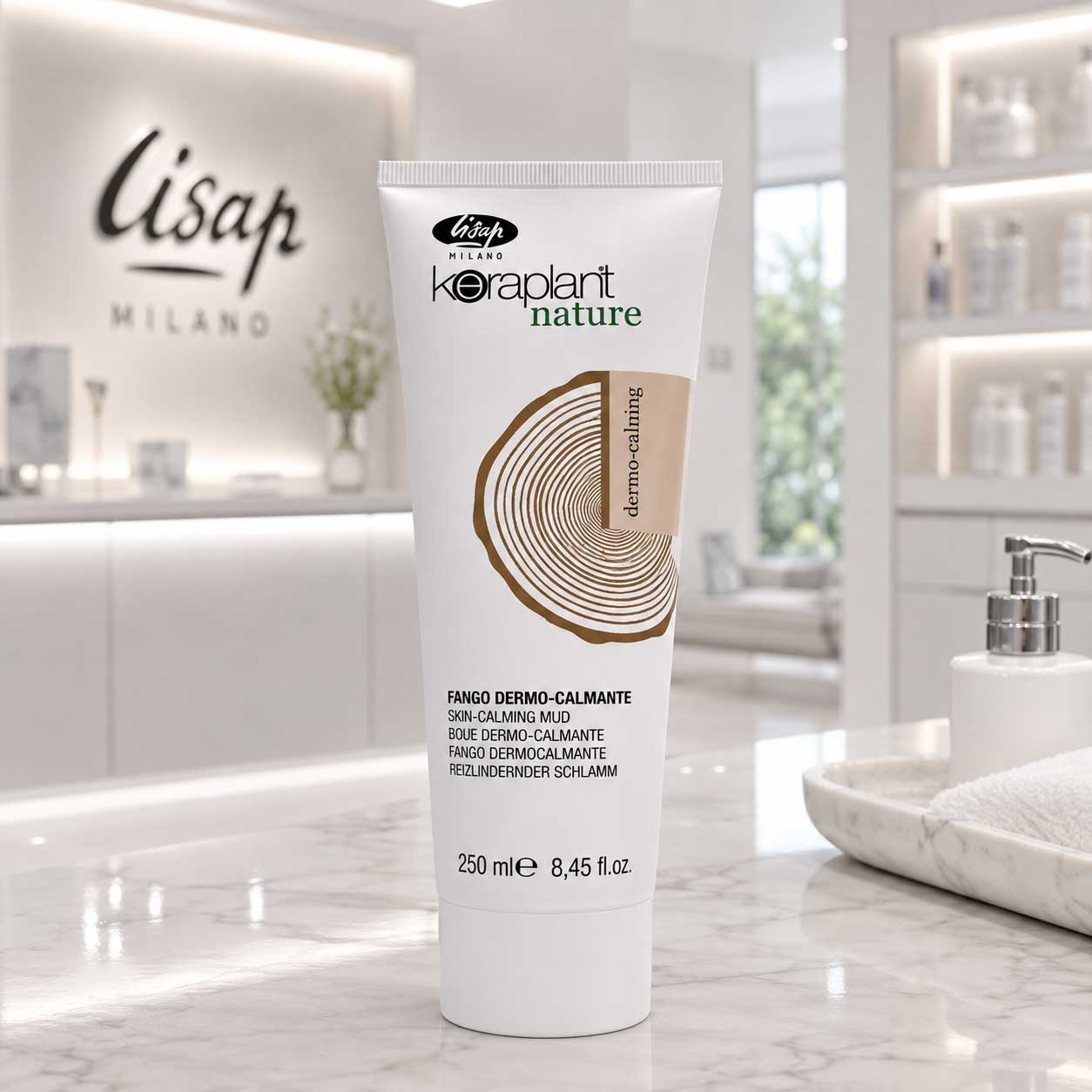 ماسک پوست سر لیساپ مدل Keraplant Nature Dermo-Calming Mud حجم 250 میلیلیتر ماسک پوست سر لیساپ مدل Keraplant Nature Dermo-Calming Mud حجم 250 میلیلیتر