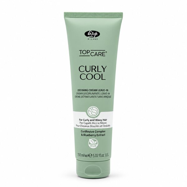 کرم حالت دهنده موهای فر لیساپ Curly Cool بدون آبکشی حجم ۱۵۰ میلی‌لیتر
